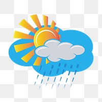 Weather png sticker, transparent background. Free public domain CC0 image.
