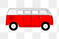 Van png illustration, transparent background. Free public domain CC0 image.