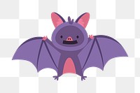 Bat png illustration, transparent background. Free public domain CC0 image.