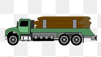 Truck png illustration, transparent background. Free public domain CC0 image.