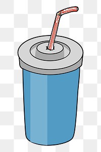 Drink  png clipart illustration, transparent background. Free public domain CC0 image.