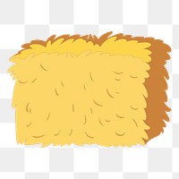 Hay png illustration, transparent background. Free public domain CC0 image.