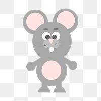 Mouse png sticker, transparent background. Free public domain CC0 image.