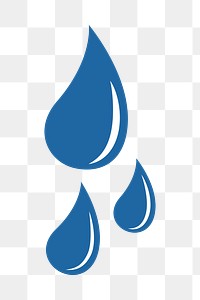 Water drops png sticker, transparent background. Free public domain CC0 image.