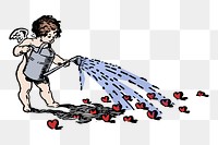 Cupid png illustration, transparent background. Free public domain CC0 image.