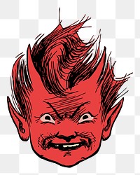 Devil boy png illustration, transparent background. Free public domain CC0 image.