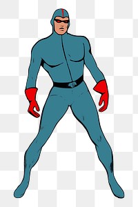 Super hero png illustration, transparent background. Free public domain CC0 image.