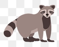 Png raccoon clipart, transparent background. Free public domain CC0 image.