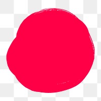 Png red dot clipart, transparent background. Free public domain CC0 image.