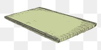 Png Japanese tatami mat clipart, transparent background. Free public domain CC0 image.