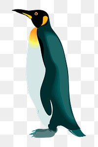 Png penguin clipart, transparent background. Free public domain CC0 image.