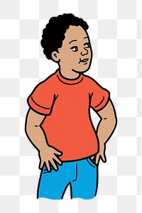 Png boy clipart, transparent background. Free public domain CC0 image.