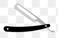 Png shaving blade clipart, transparent background. Free public domain CC0 image.