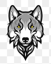 Png wolf clipart, transparent background. Free public domain CC0 image.