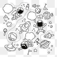 Png space clipart, transparent background. Free public domain CC0 image.