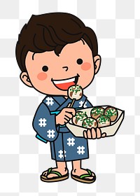 Png Japanese boy clipart, transparent background. Free public domain CC0 image.