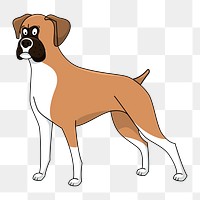 Png boerboel dog clipart, transparent background. Free public domain CC0 image.