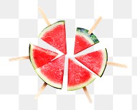 Watermelon sticks png, transparent background