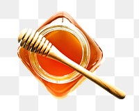 Honey jar png, food element, transparent background