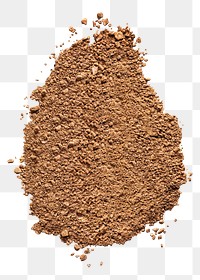 Soil png collage element on transparent background