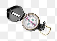 Direction navigator compass png equipment, transparent background