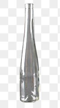 Png glass bottle, isolated image, transparent background