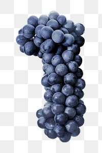 Grape bunch png, transparent background