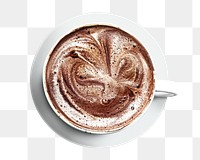 Hot chocolate png, transparent background