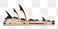 Png Sydney opera house, isolated object, transparent background