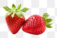 Strawberry fruit png, transparent background