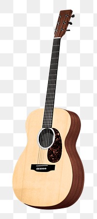 Acoustic guitar png, collage element, transparent background