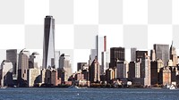 PNG New York city, collage element, transparent background