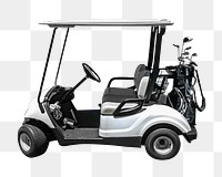 Png golf cart, isolated object , transparent background