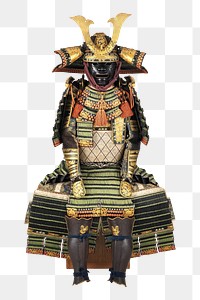 PNG Japanese armor illustration transparent background. Remixed by rawpixel.