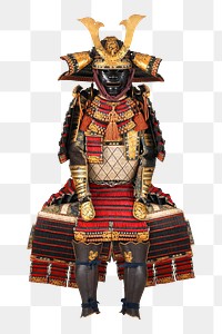 PNG Japanese armor illustration transparent background. Remixed by rawpixel.