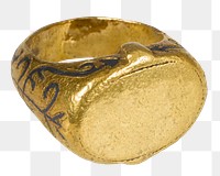Gold ring  png transparent background. Remixed by rawpixel.
