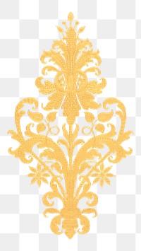 PNG Gold decorative flourish transparent background. Remixed by rawpixel.