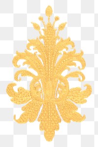 PNG Gold decorative flourish  transparent background. Remixed by rawpixel.