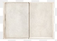 PNG Empty book pages, transparent background.  Remixed by rawpixel. 