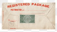 PNG Vintage envelope, transparent background.  Remixed by rawpixel. 