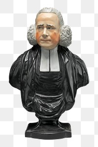 PNG George Whitfield statue, transparent background.  Remixed by rawpixel. 