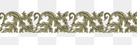 PNG Ornate leaf divider, decorative element by Charles Dyce, transparent background.  Remixed by rawpixel. 