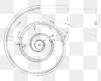 PNG Architectural drawing, by Sir Robert Smirke the younger, transparent background.  Remixed by rawpixel. 