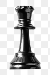 Png queen chess piece, isolated object, transparent background