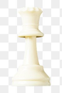 Png queen chess piece, isolated object, transparent background