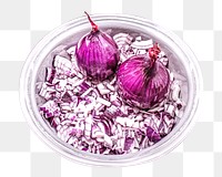 Chopped onions png, healthy food, transparent background