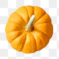 Fresh pumpkin png, healthy food, transparent background