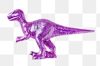 Png pink dinosaur, isolated object, transparent background