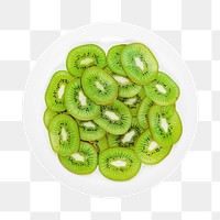 Kiwi slices png, food element, transparent background