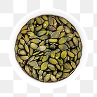 Pumpkin seeds png, food element, transparent background